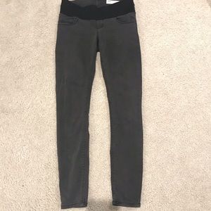 ASOS black denim skinny maternity jean